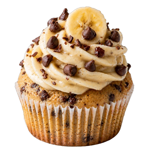 Banana Chocolate Chip cupcake from Bakers Boutique