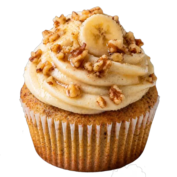 Banana Nut cupcake from Bakers Boutique