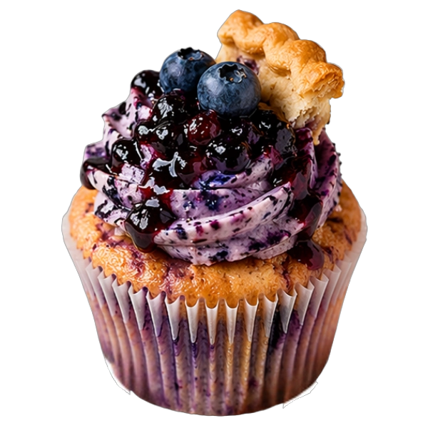 Blueberry Pie Blueberry Pie cupcake from Bakers Boutique