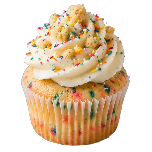 Cake Batter cupcake from Bakers Boutique