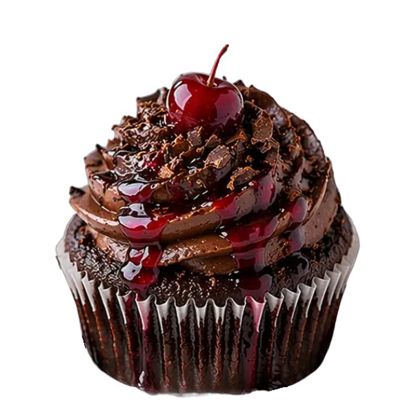 Chocolate Cherry cupcake from Bakers Boutique