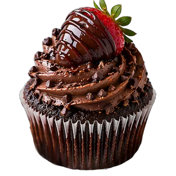 Chocolate Covered Strawberry cupcake from Bakers Boutique