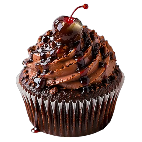 Chocolate Dipped Cherry cupcake from Bakers Boutique