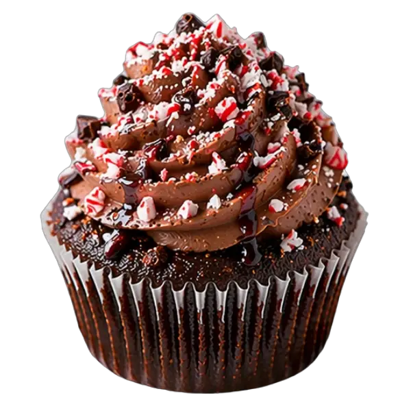 Chocolate Peppermint cupcake from Bakers Boutique