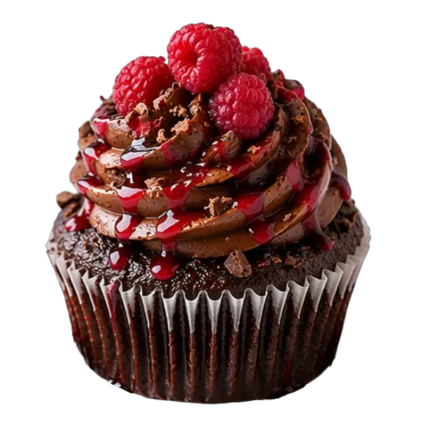 Chocolate Raspberry cupcake from Bakers Boutique