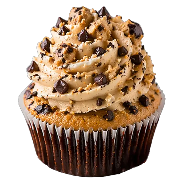 Cookie Dough cupcake from Bakers Boutique