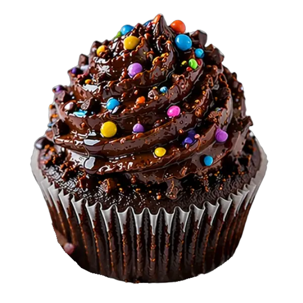 Cosmic Brownie cupcake from Bakers Boutique