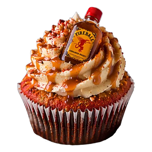 Fireball cupcake from Bakers Boutique
