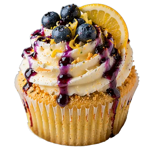 Lemon Blueberry cupcake from Bakers Boutique