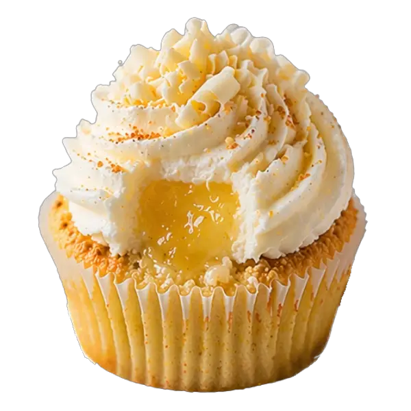 Lemon Filled White cupcake from Bakers Boutique