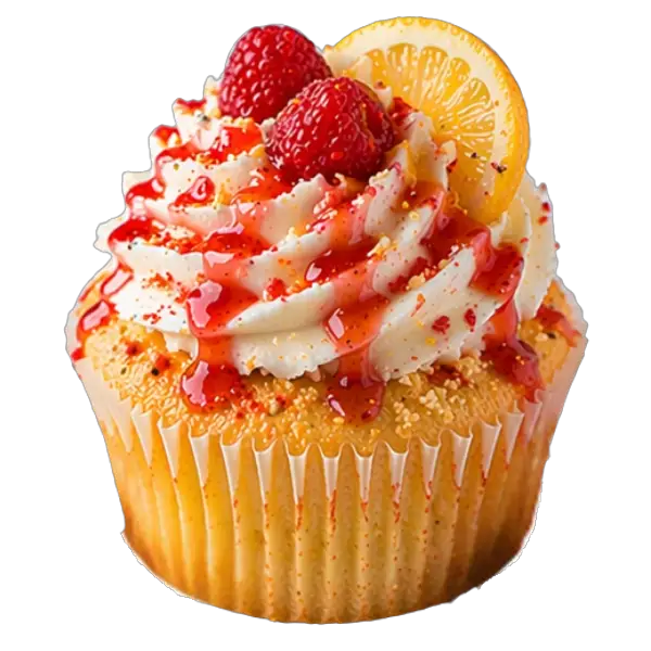 Lemon Raspberry cupcake from Bakers Boutique