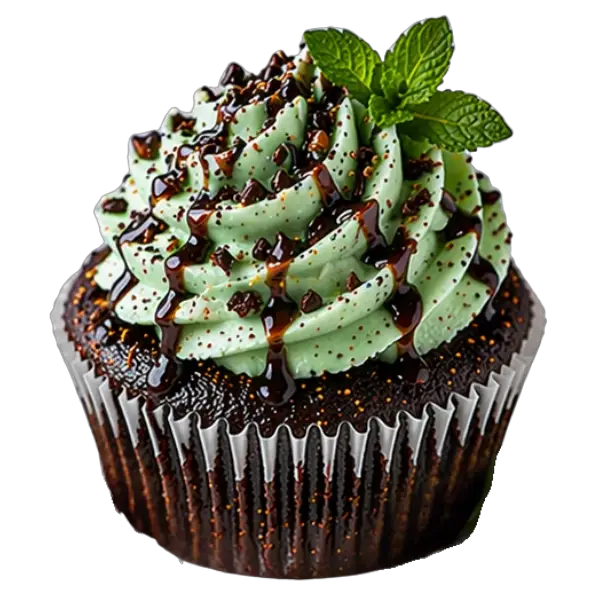 Mint Chocolate Chip cupcake from Bakers Boutique