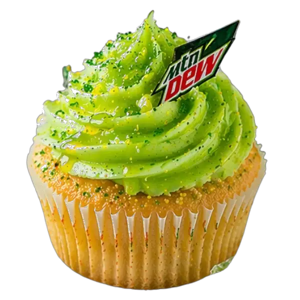 Mt. Dew cupcake from Bakers Boutique