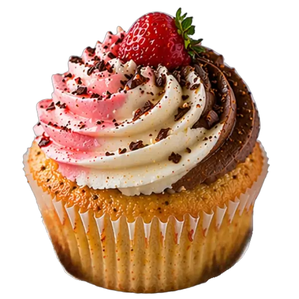 Neapolitan cupcake from Bakers Boutique