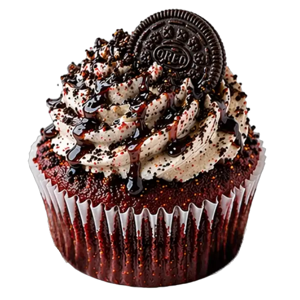 Oreo Red Velvet cupcake from Bakers Boutique