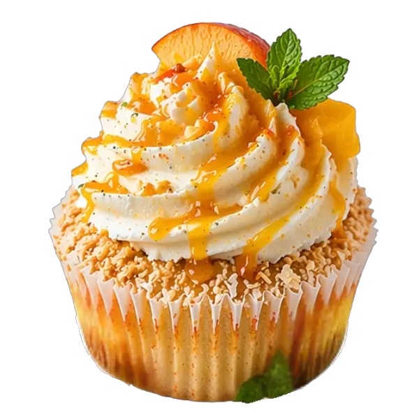 Peach Mango cupcake from Bakers Boutique