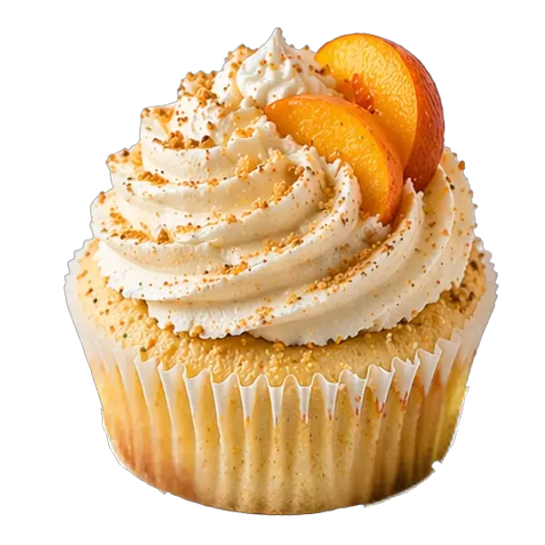 Peaches N Cream cupcake from Bakers Boutique