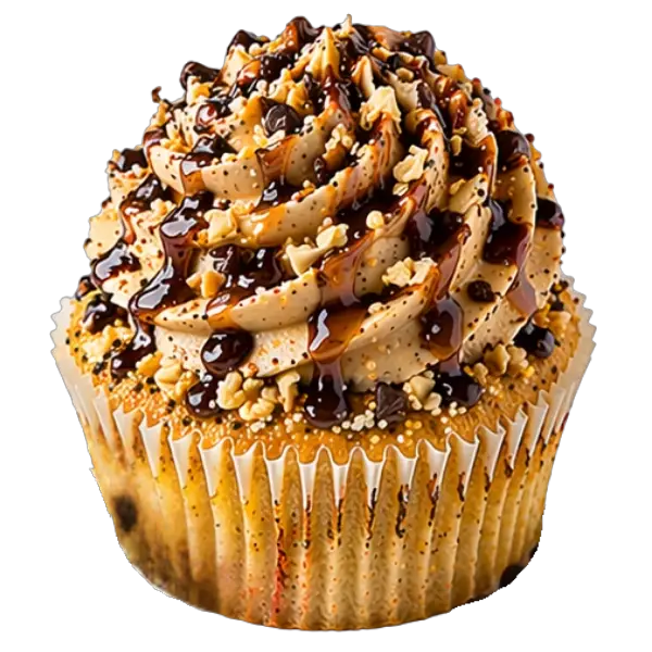 Peanut Butter Chocolate Chip cupcake from Bakers Boutique