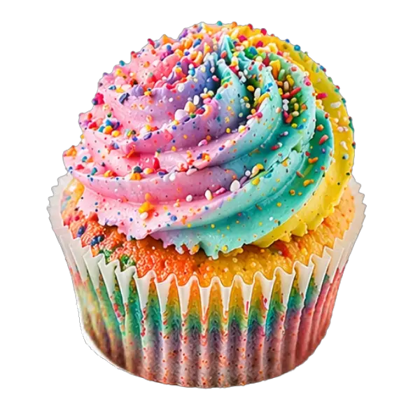 Rainbow Swirl cupcake from Bakers Boutique