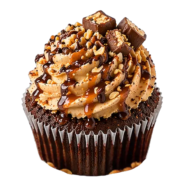 Snickers cupcake from Bakers Boutique