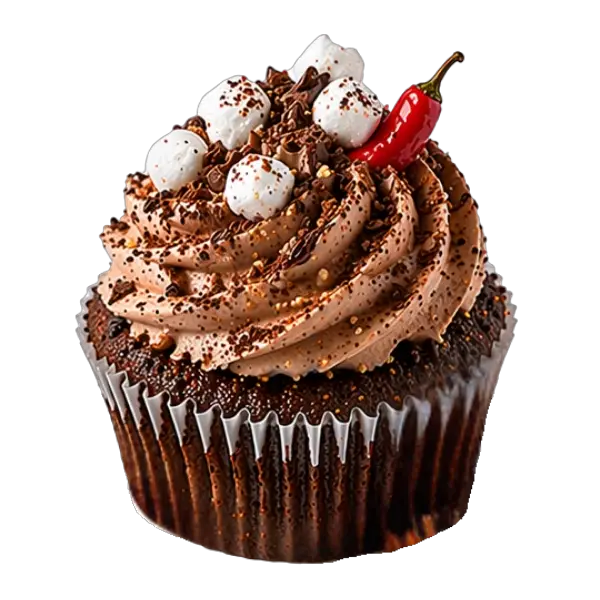 Spicy Hot Chocolate Spicy Hot Chocolate cupcake from Bakers Boutique