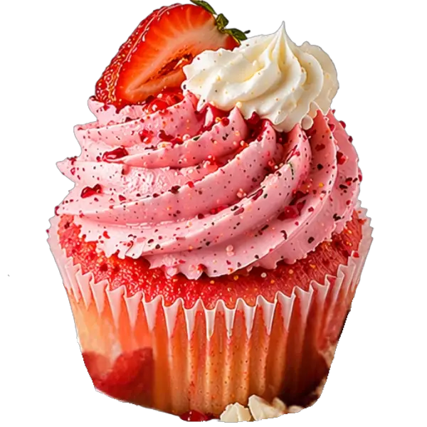 Strawberry Cream cupcake from Bakers Boutique