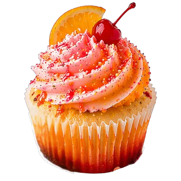 Tequila Sunrise cupcake from Bakers Boutique