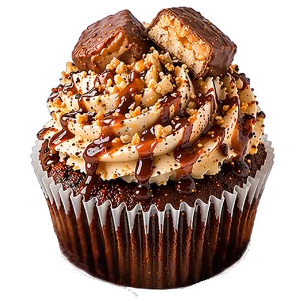 Twix cupcake from Bakers Boutique