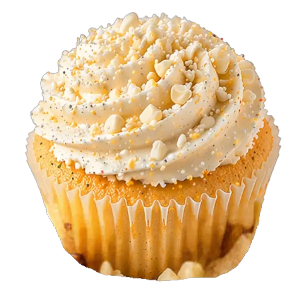 White Chocolate Chip White Chocolate Chip cupcake from Bakers Boutique