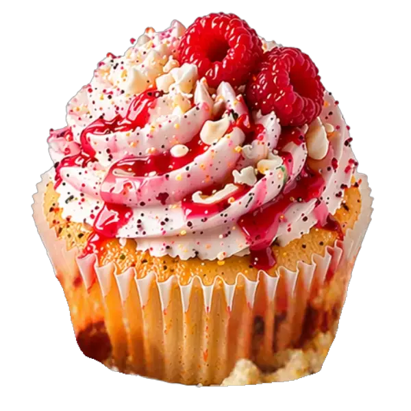 White Chocolate Raspberry cupcake from Bakers Boutique
