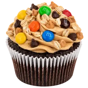 monster cookie cupcake