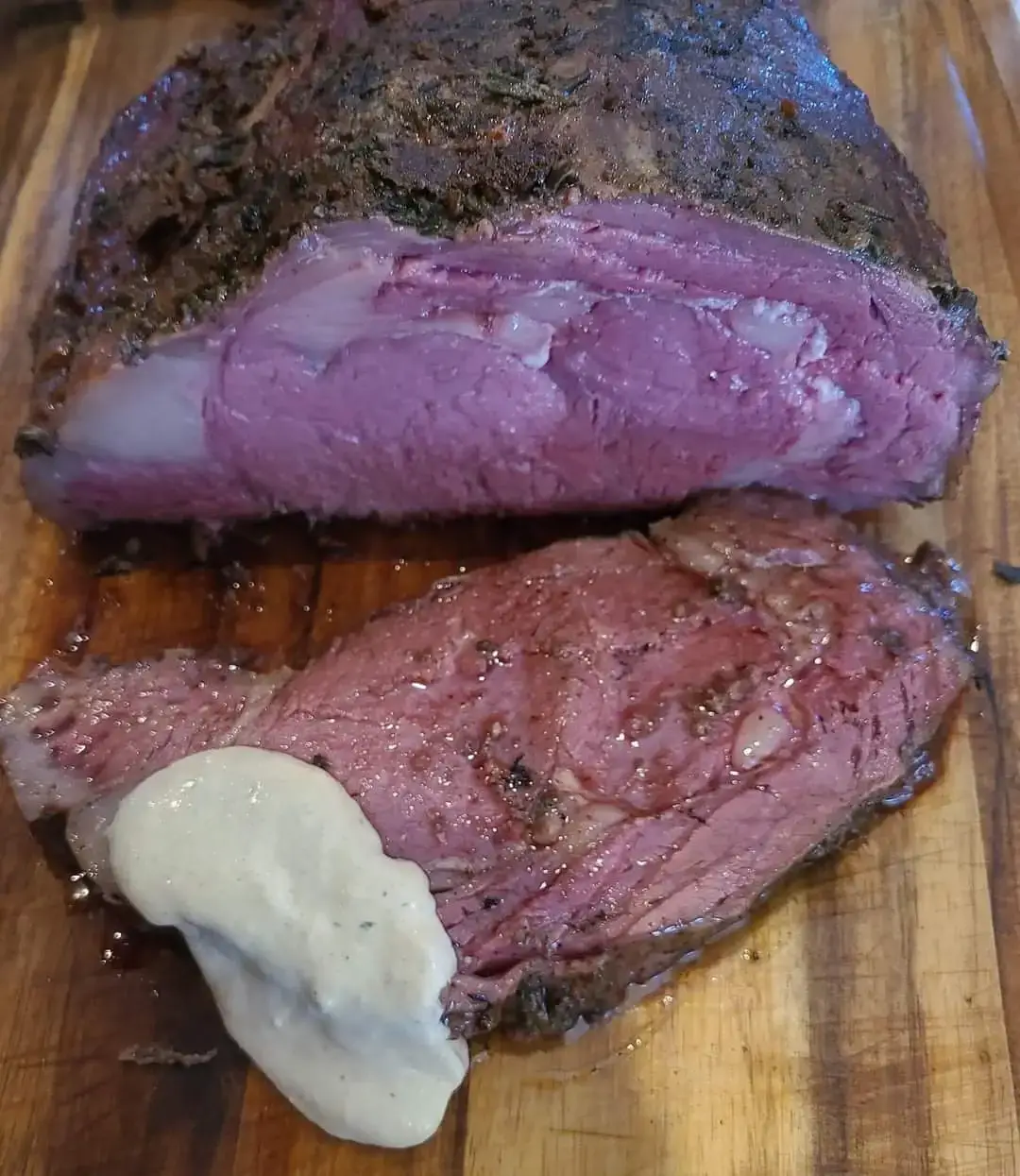Carved roast from a previous catering order